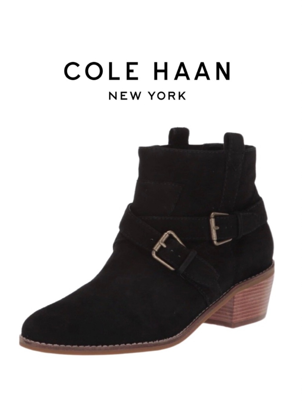 Cole Haan Jensynn Suede Ankle Booties